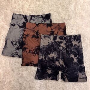 Amazon Women's Athletic Shorts - Black, Gray, Brown